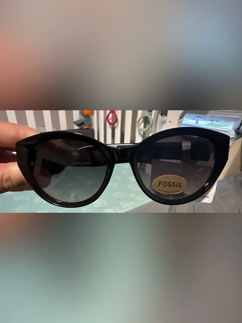 Fossil Black Cat Eye Sunglasses - Brand New